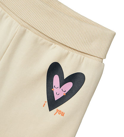 Name It Jogginghosen - NbfVrille - Summer Sand/Heart Name It Jogginghosen - NbfVrille - Summer Sand/Heart