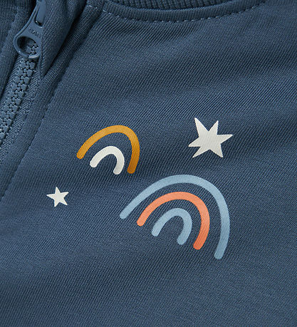 Sweat-shirt à fermeture éclair Name It - NbmVonne - Bering Sea/R