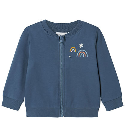 Sweat-shirt à fermeture éclair Name It - NbmVonne - Bering Sea/R
