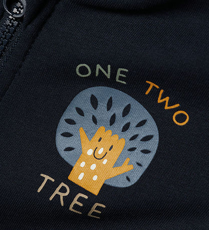 Name It Zip Sweatshirt - NbmVonne - Dark Sapphire/Tree Name It Zip Sweatshirt - NbmVonne - Dark Sapphire/Tree