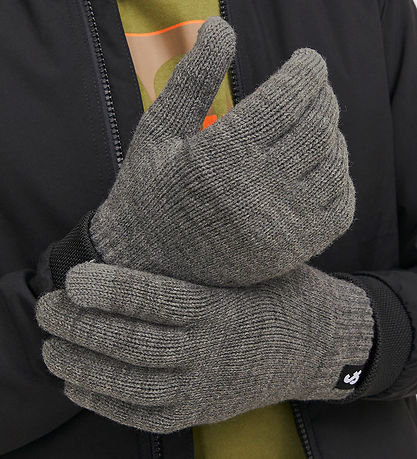 Jack & Jones Gloves - Knitted - Noos - JacBarry - Grey Melange