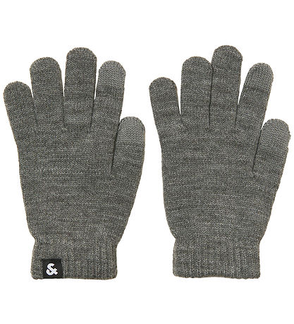 Jack & Jones Gloves - Knitted - Noos - JacBarry - Grey Melange
