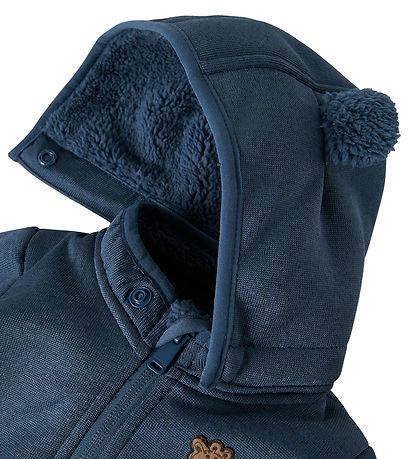 Name It Softshell Jacket w. Fleece - NbnMada08 - Dark Denim w. E Name It Softshell Jacket w. Fleece - NbnMada08 - Dark Denim w. E