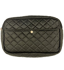 Fan Palm Toiletry Bag - Large - Quilted Velvet - Palm Green Fan Palm Toiletry Bag - Large - Quilted Velvet - Palm Green