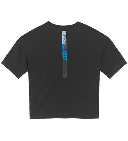 EA7 T-shirt - Black w. Blue