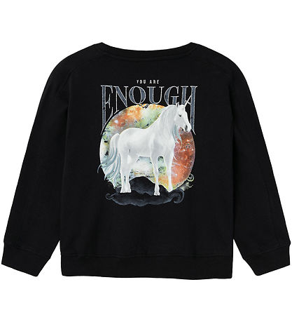 Name It Sweatshirt - NkfOldet - Black Name It Sweatshirt - NkfOldet - Black