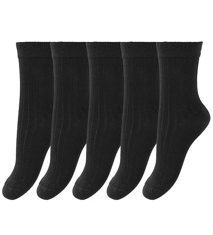 Minipop Sokker - Bambus - 5-pack - Svart Minipop Sokker - Bambus - 5-pack - Svart