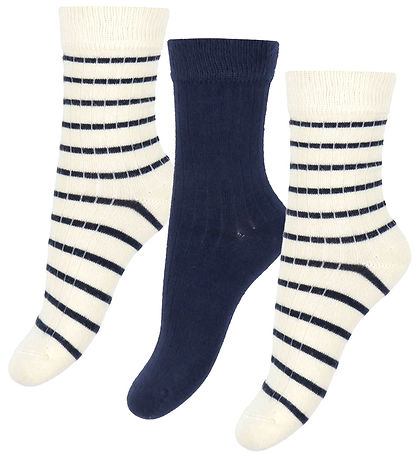 Minipop Sokker - Bambus - 3-pack - Navy