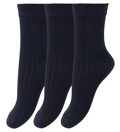 Minipop Socks - Bamboo - 3-Pack - Navy