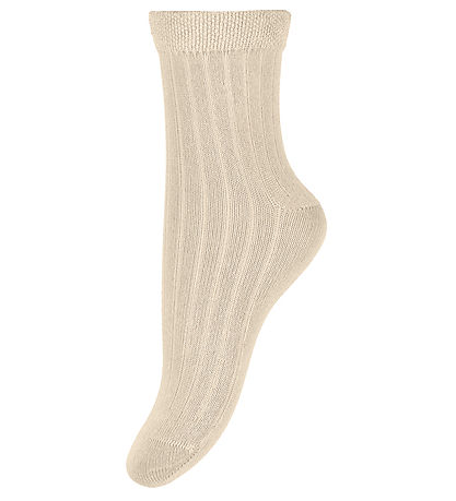 Minipop Sokker - Bambus - 3-pack - Off White
