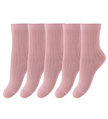 Minipop Socks - Bamboo - 5-Pack - Rose