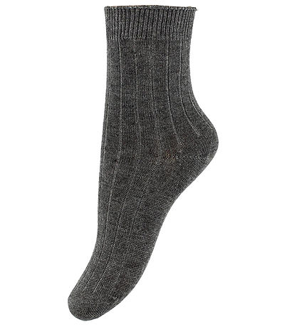 Minipop Sokken - Bamboe - 3-pack - Dark Grey Melange