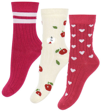 Minipop Socks - Bamboo - 3-Pack - Chili Pepper