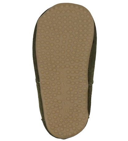Pom Pom Soft Sole Leather Shoes - Chelsea - Kakhi