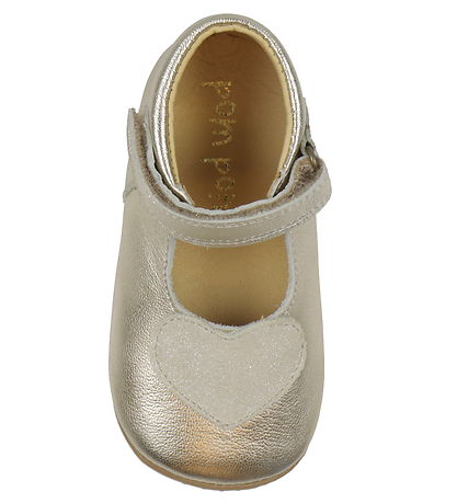 Pom Pom Slippers - Beginners Ballerina Heart - Gold