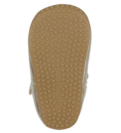 Pom Pom Slippers - Beginners Ballerina Heart - Gold