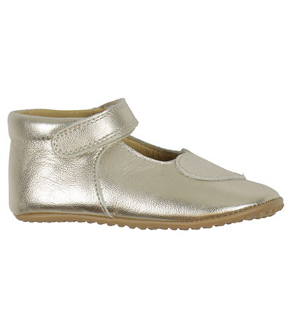 Pom Pom Slippers - Beginners Ballerina Heart - Gold