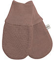 Racing Kids Mittens - Wool/Cotton - Rose Brown
