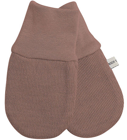 Racing Kids Fäustlinge - Wolle/Baumwolle - Rose Brown Racing Kids Fäustlinge - Wolle/Baumwolle - Rose Brown
