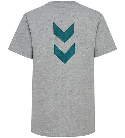 Hummel T-shirt - hmlNipps - Light Grey Melange
