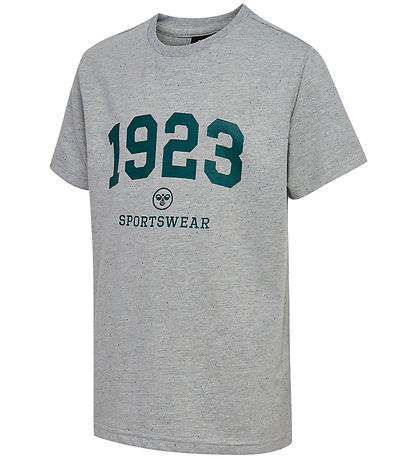 Hummel T-shirt - hmlNipps - Light Grey Melange