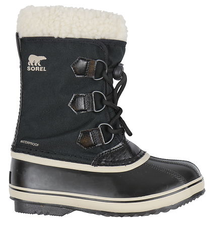 Sorel Winter Boots - Yoot Pac Nylon - Black w. White