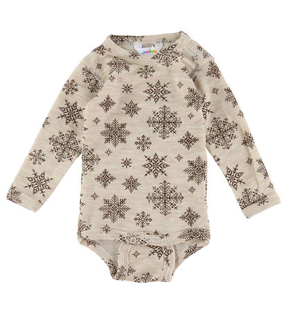 Joha Bodysuit L/æ - Wool - Beige