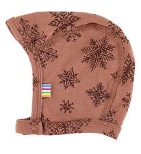 Joha Baby Hat - Wool - Rust frv. Joha Baby Hat - Wool - Rust frv.