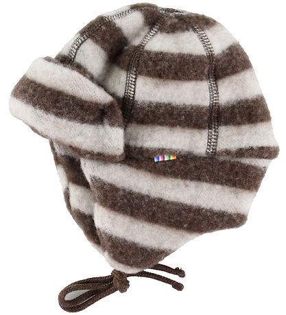 Joha Baby Hat - Wool - 2-layer - Brown