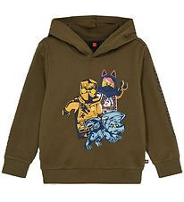 Sweat à Capuche LEGO® Ninjago - LWScout - Dark Khaki Sweat à Capuche LEGO® Ninjago - LWScout - Dark Khaki