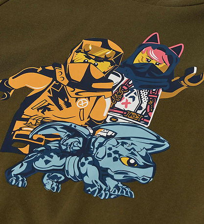 Sweat à Capuche LEGO® Ninjago - LWScout - Dark Khaki Sweat à Capuche LEGO® Ninjago - LWScout - Dark Khaki