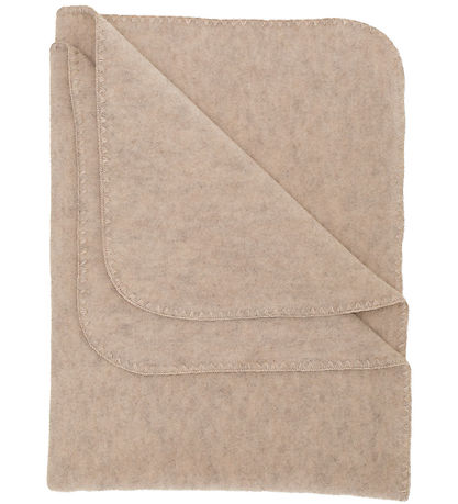 Engel Baby Blanket - Wool - 100x82 cm - Sand Melange Engel Baby Blanket - Wool - 100x82 cm - Sand Melange