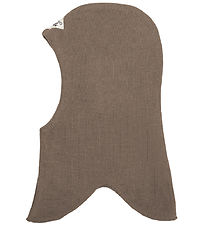 Racing Kids Balaclava - Wool/Cotton - 2-layer - Brown Birch Bark Racing Kids Balaclava - Wool/Cotton - 2-layer - Brown Birch Bark