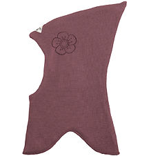 Racing Kids Balaclava - Wool/Cotton - 2-layer - Dusty Heather