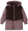 Name It Puffer Jacket w. Teddy Fleece - NmfMika - Grape Shake Name It Puffer Jacket w. Teddy Fleece - NmfMika - Grape Shake