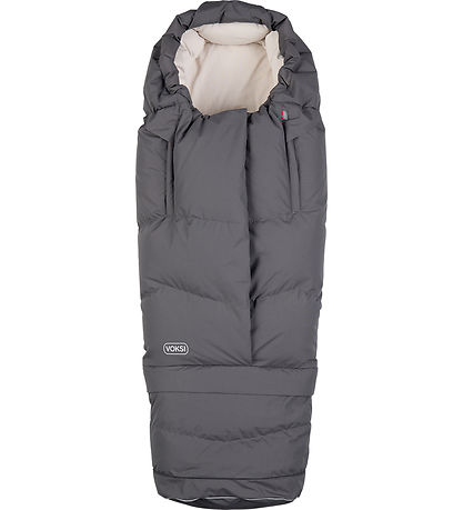 Voksi Footmuff - City North - 90/115 cm - Grey