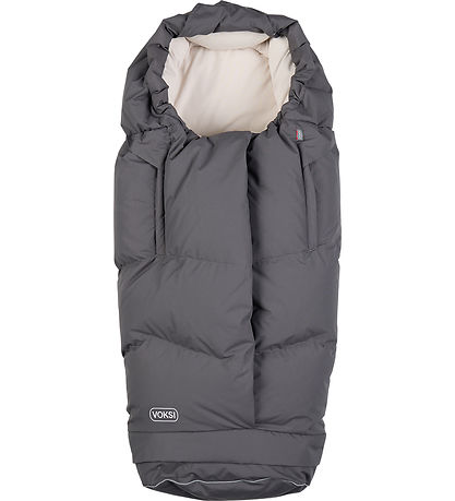 Voksi Footmuff - City North - 90/115 cm - Grey
