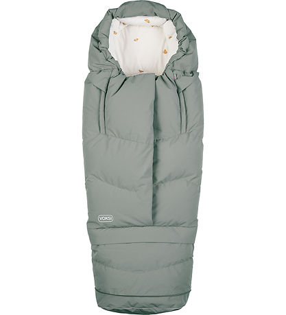 Voksi Footmuff - City North - 90/115 cm - Meadow Green/Wings