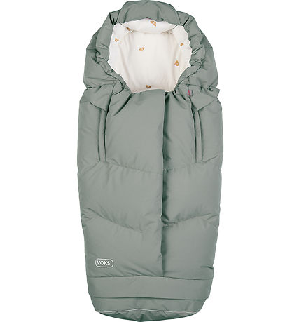 Voksi Footmuff - City North - 90/115 cm - Meadow Green/Wings