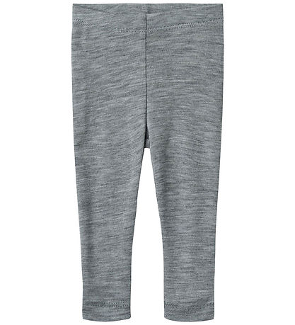 Wheat Leggings - Wool - Agi - Melange Grey