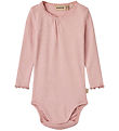 Wheat Romper L/æ - Rib - Lotta - Rose Frozen Wheat Romper L/æ - Rib - Lotta - Rose Frozen
