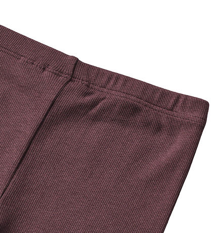 Wheat Leggings - Rib - Maddy - Eggplant