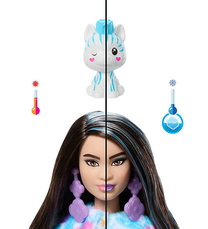 Barbie Doll - Cutie Reveal Color Dreams - Zebra