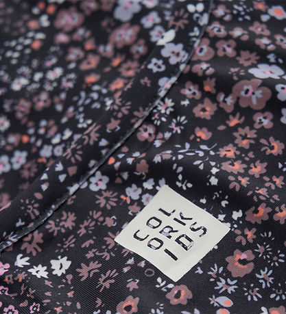 Color Kids T-shirt - Phantom w. Flowers