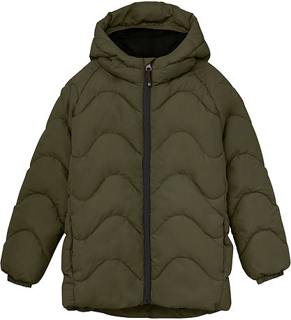 Color Kids Puffer Jacket - Quilted - Grape Leaf