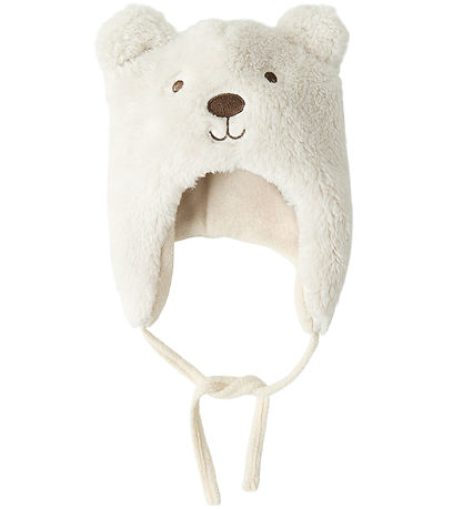 Name It Set - Beanie/Mittens - Teddy - NbnMatuta - Rainy Day