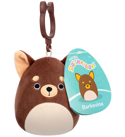 Peluche Squishmallows - 9cm - Corde d'écorce - Clip On Peluche Squishmallows - 9cm - Corde d'écorce - Clip On