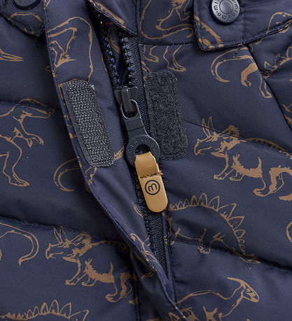 Minymo Puffer Jacket - Parisian Night w. Dinos