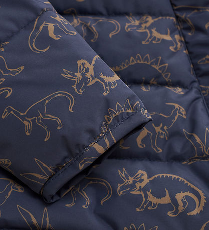 Minymo Puffer Jacket - Parisian Night w. Dinos