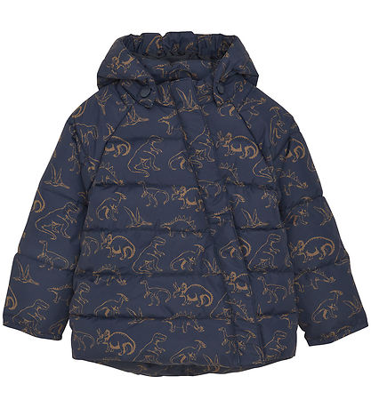 Minymo Puffer Jacket - Parisian Night w. Dinos